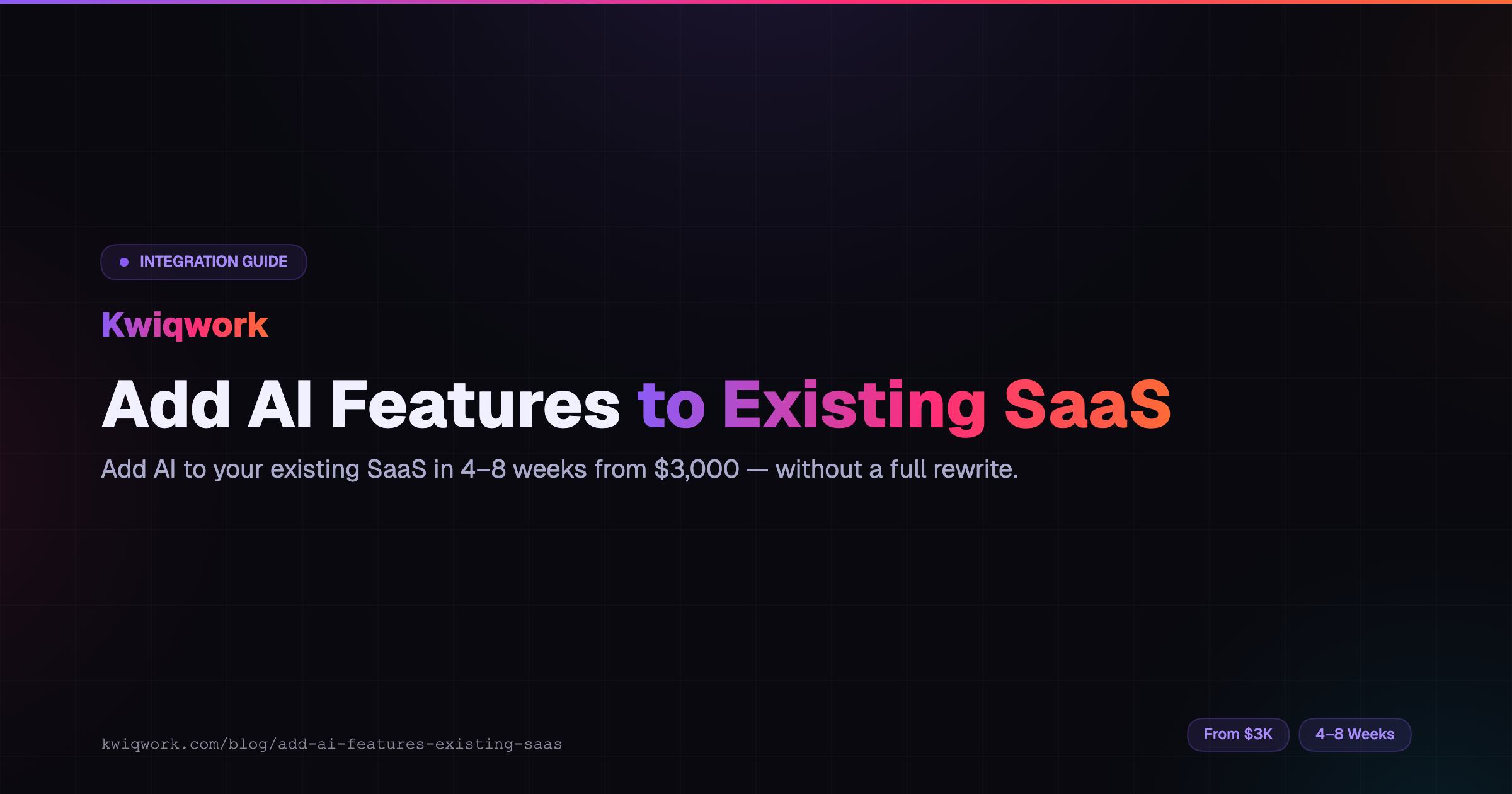 How to Add AI Features to Your Existing SaaS Product (Without a Full ...