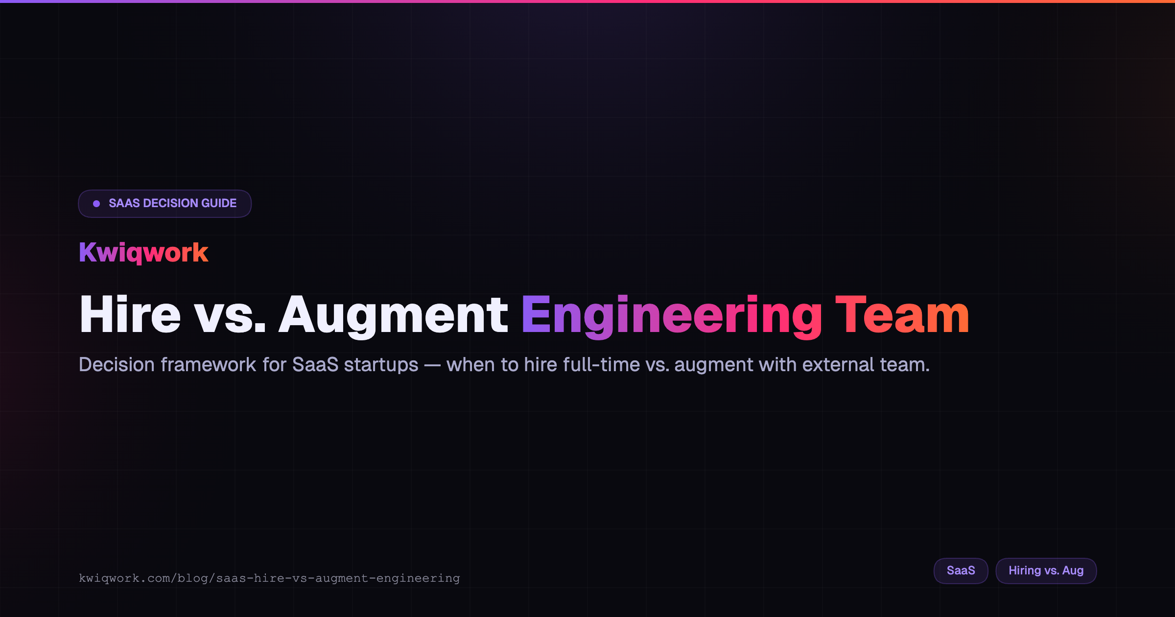 When Should a SaaS Startup Hire vs. Augment Its Engineering Team ...
